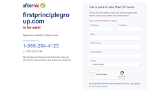 Desktop Screenshot of firstprinciplegroup.com